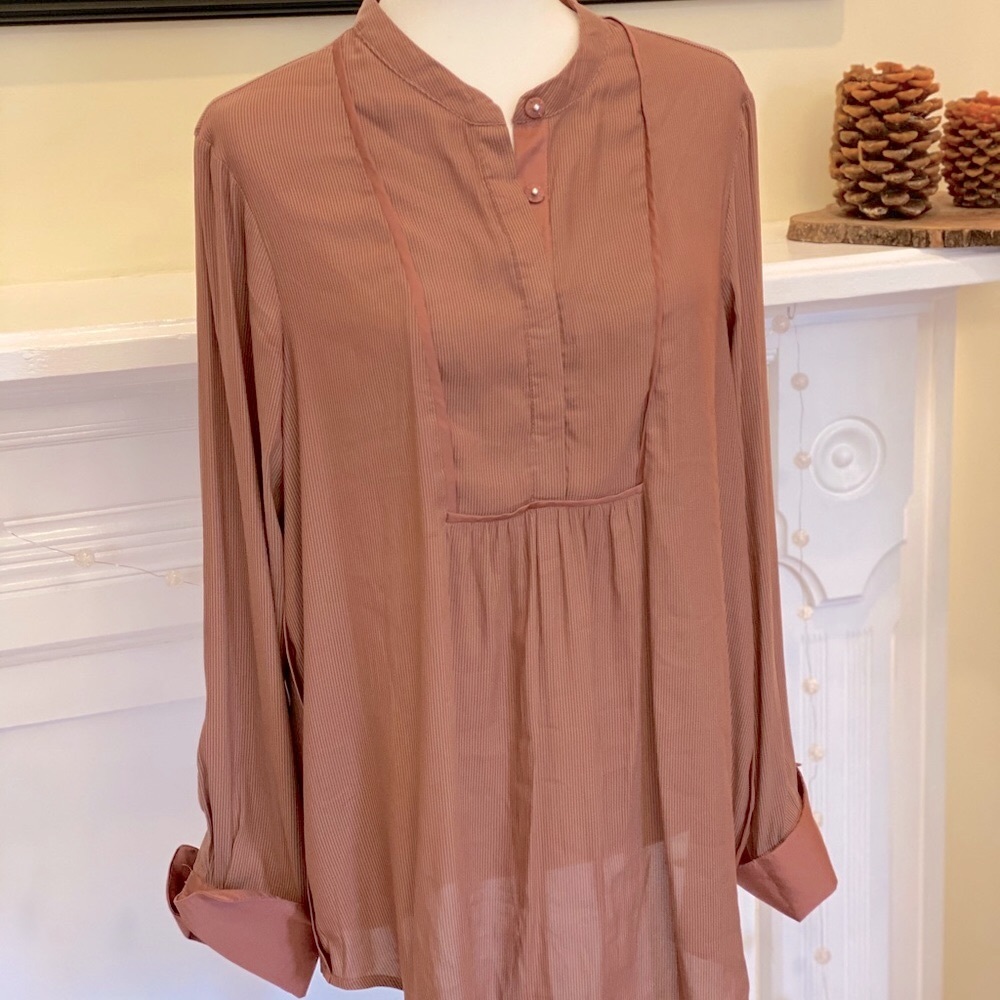 Free People Dusty Rose Blouse